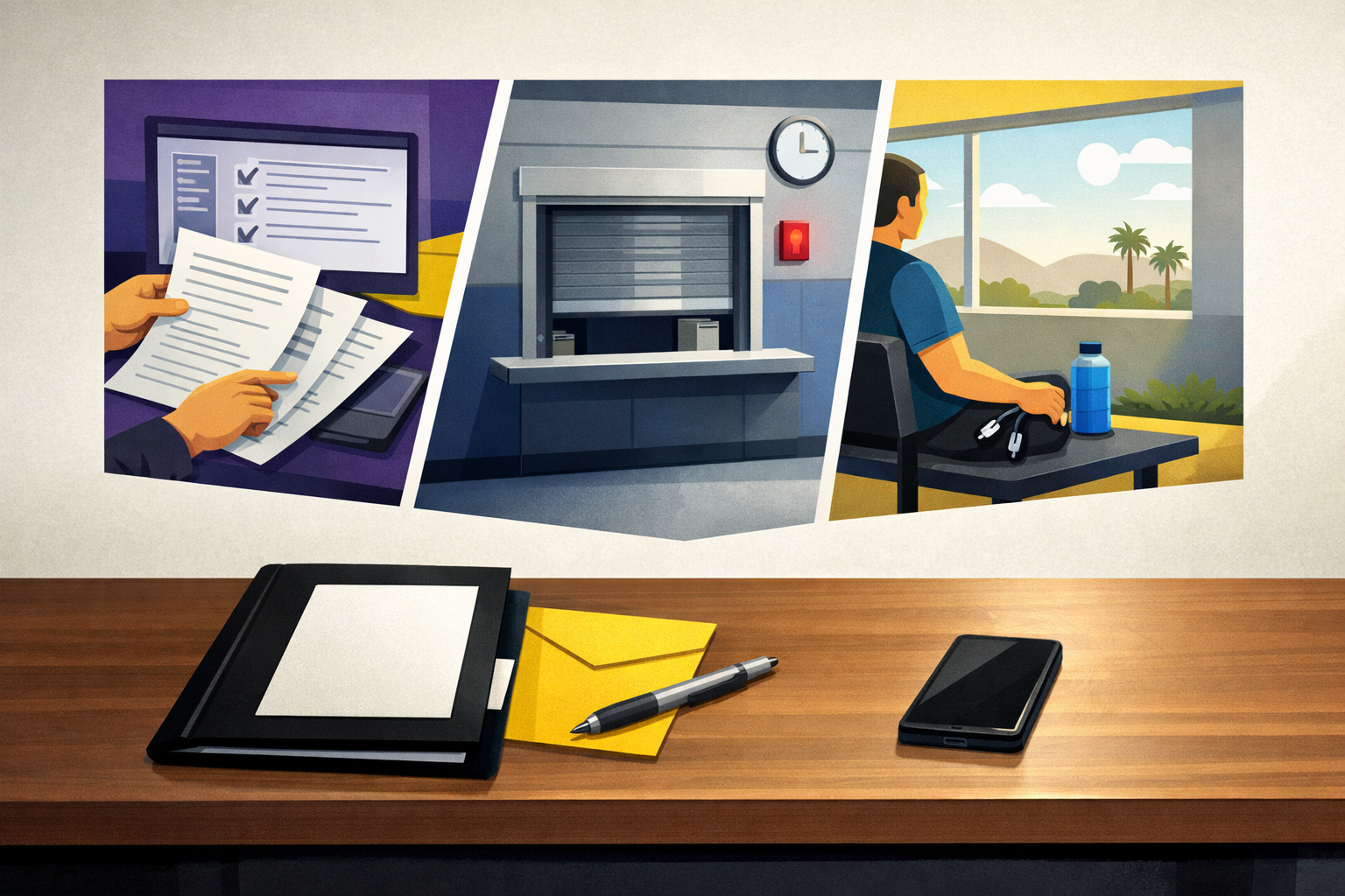 What Happens After Bail Is Submitted Illustrative paperwork scene showing bond submission, facility processing, and a safe release wait without promising instant departure.